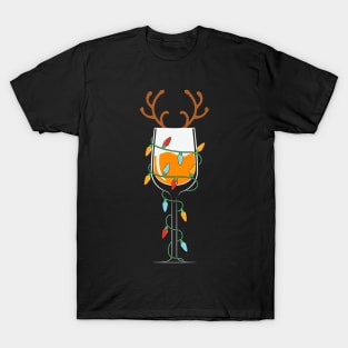 Winedeer  Wine Lover Christmas T-Shirt